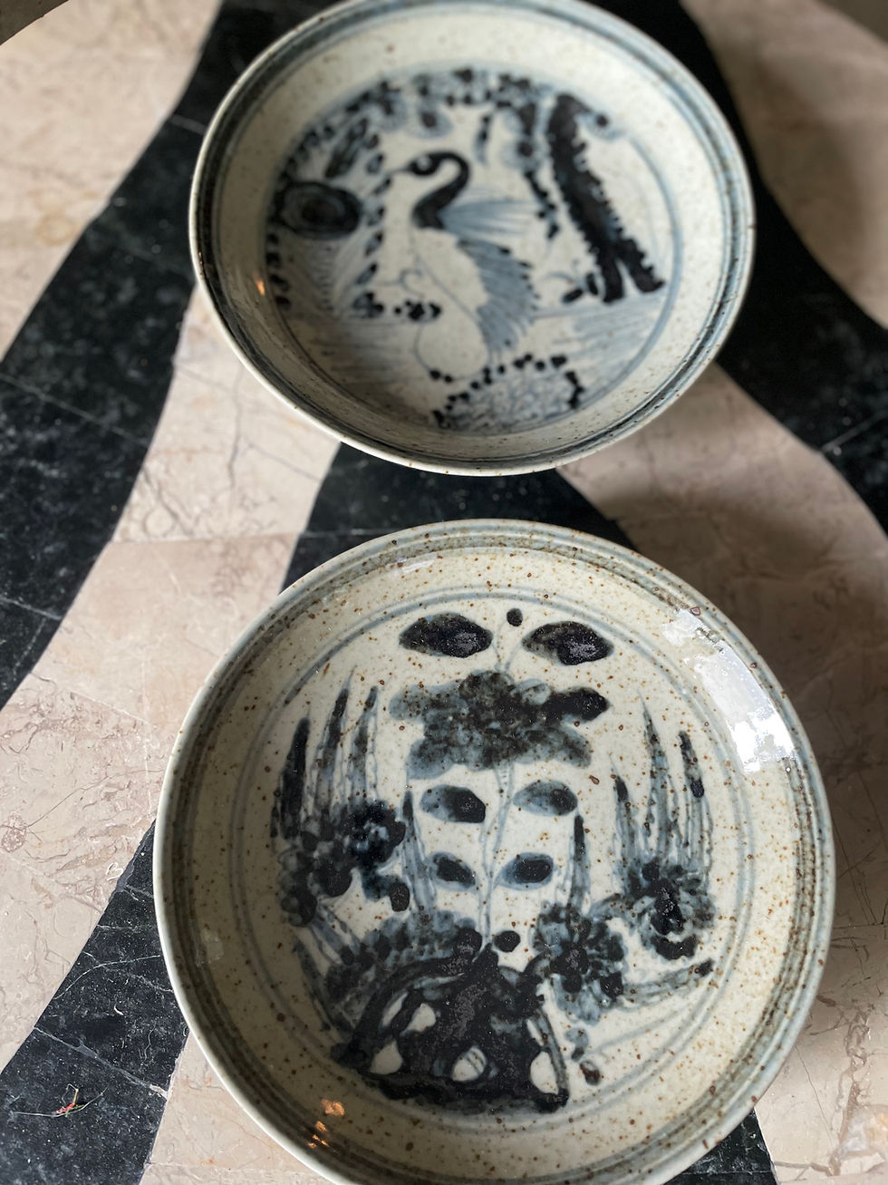 Thumbnail: Porcelain Chinoiserie Dish 