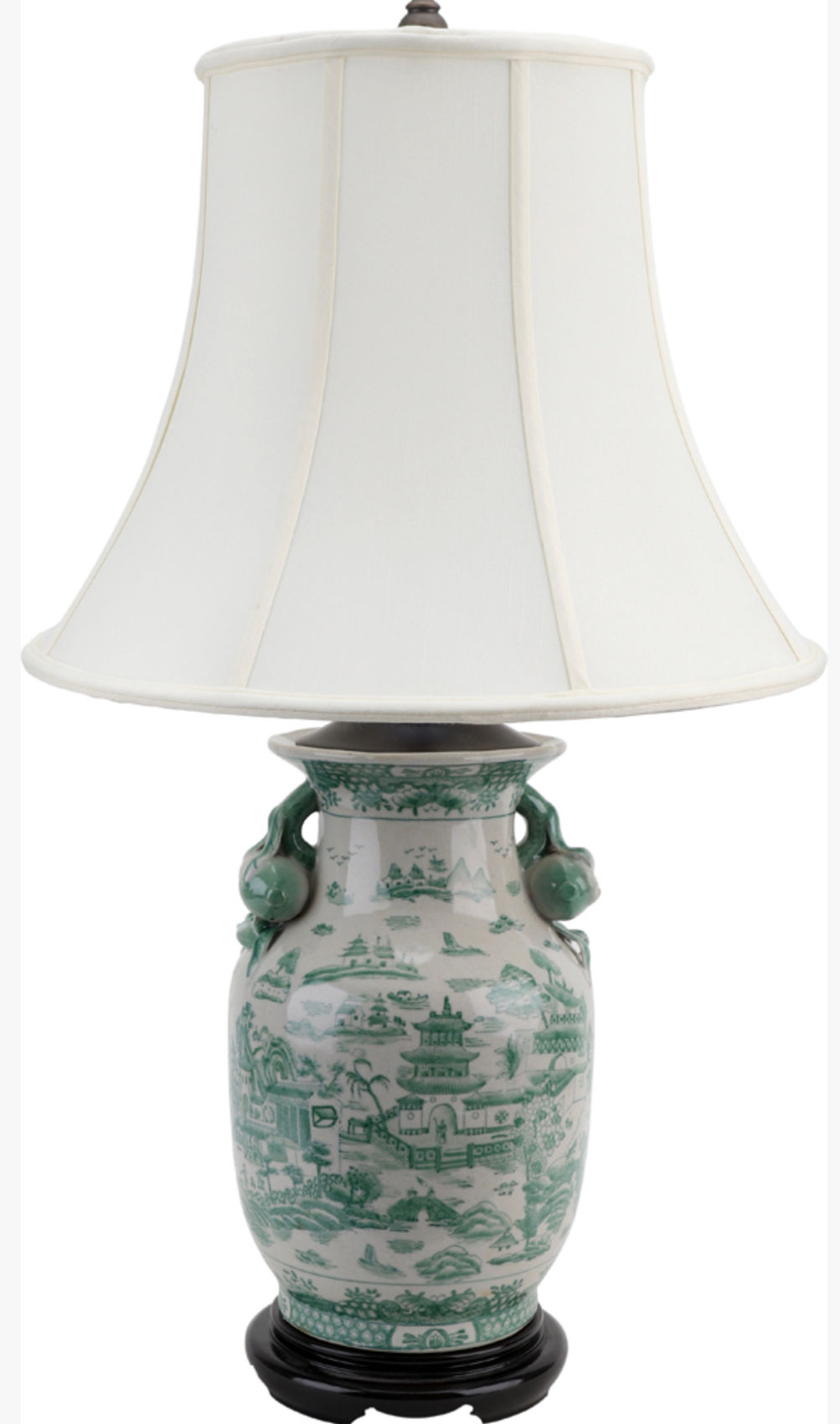 Green willow lamp