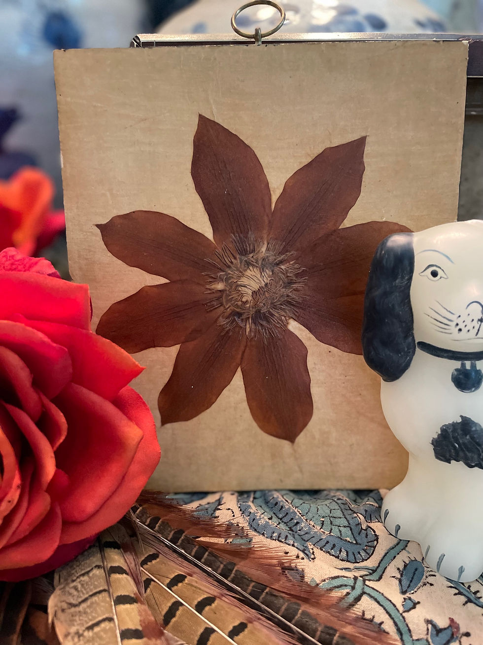 Thumbnail: Pressed flower artwork 