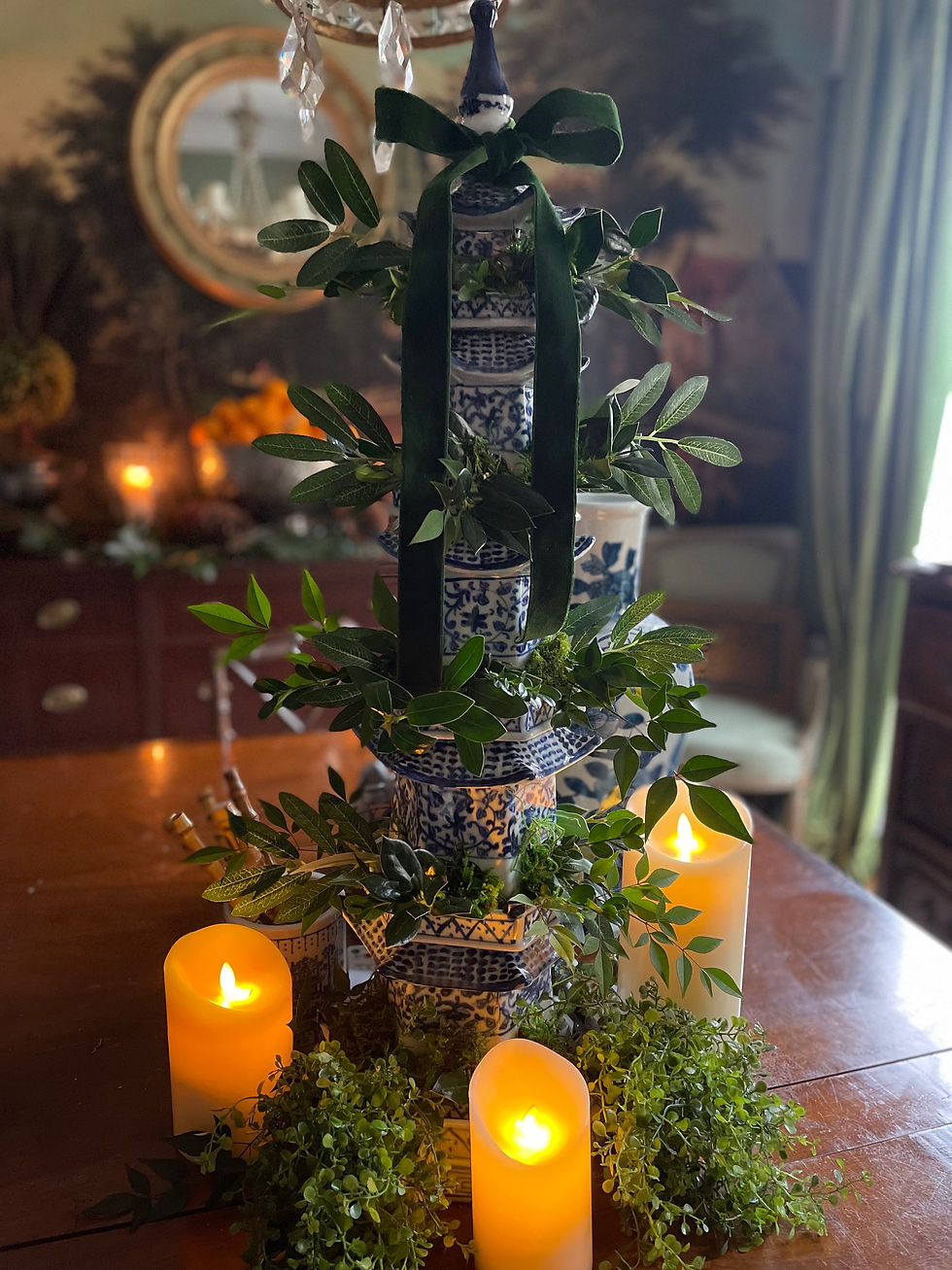 Thumbnail: Blue and White Pagoda Tower