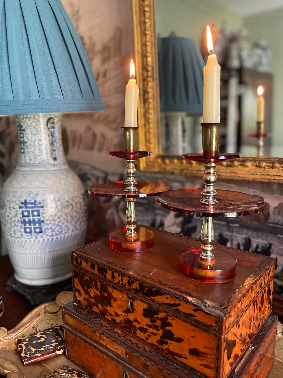 Thumbnail: Tortoise Candleholders 