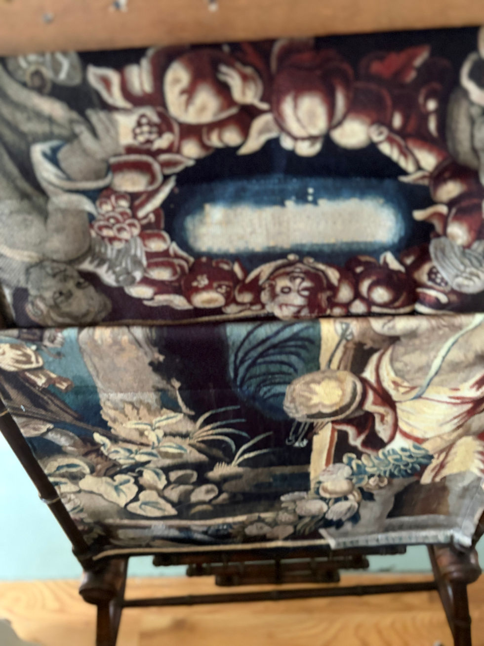 Thumbnail: Faux Bamboo Fire-screen 