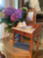 Thumbnail: French Faux Bamboo Table Desk 