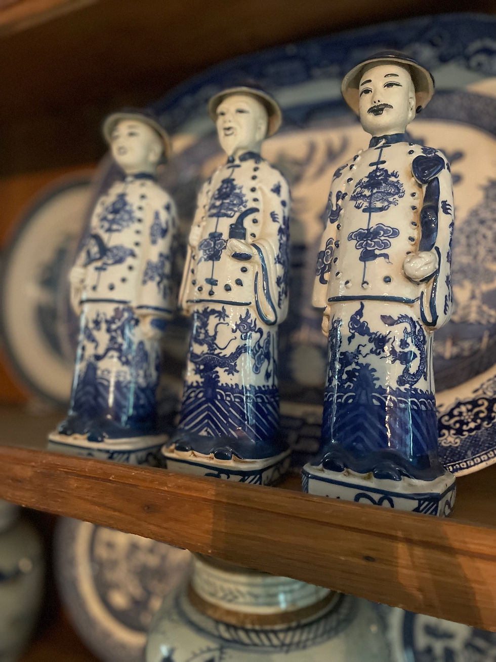 Thumbnail: Blue and white emperor trio 