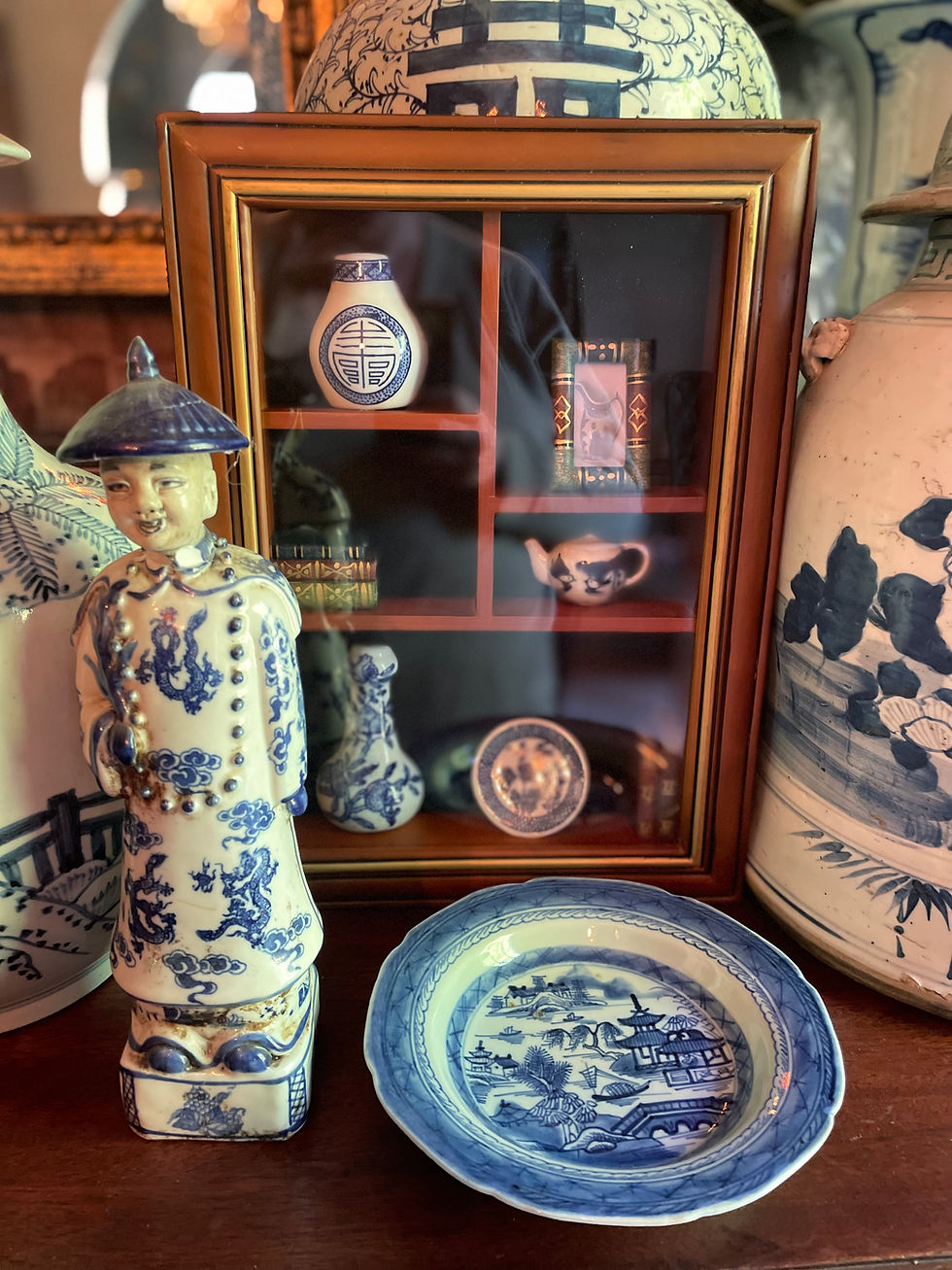 Thumbnail: Blue and White Shadow Box 
