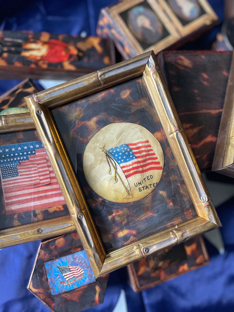 Thumbnail: Tortoise Flag Art - “Vintage Button”