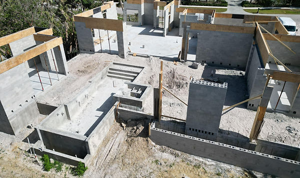 concrete elevated construction above fema flood elevation
