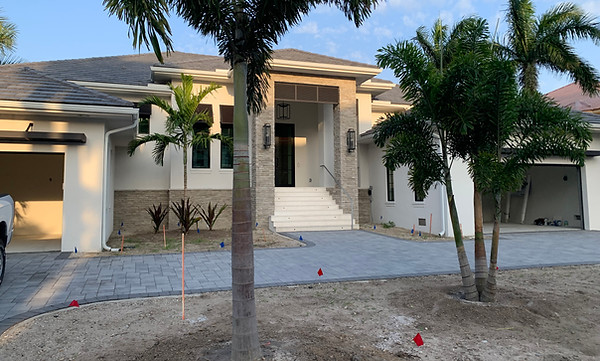 Project management on a new design/build custom home in Fort Myers Beach