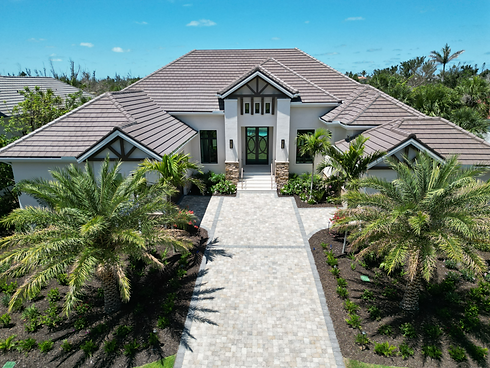 Custom built home on sanibel