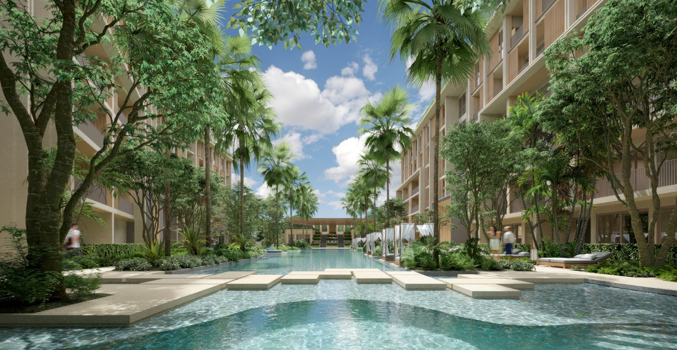 pool sudara luxury residence in bang tao, phuket