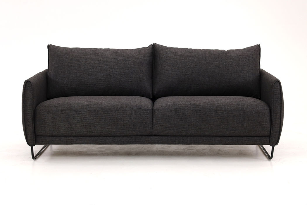 Dolphin 3-istuttava sohva, Verhoilu: Atlantic 09 -kangas, Jalat 226/13 Musta metalli