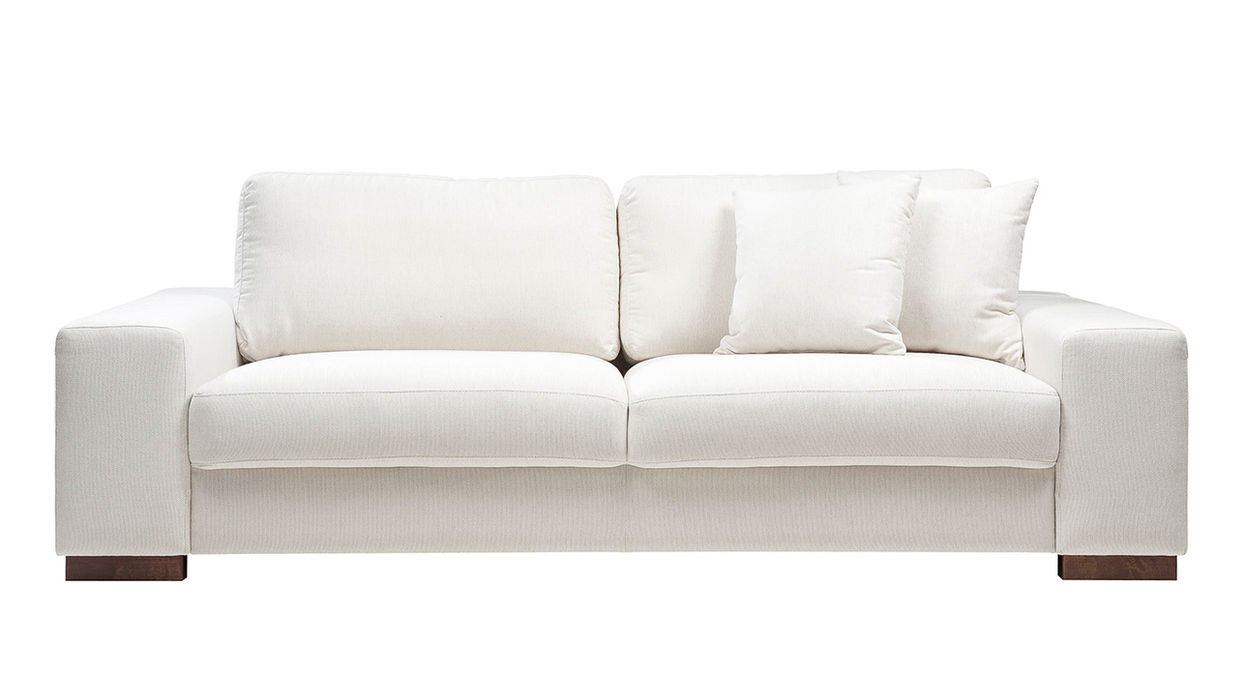 Tokyo 3-istuttava sohva (K28-D2-K28), Verhoilu: Lens 200 -kangas, Jalat 401/6 Pähkinä