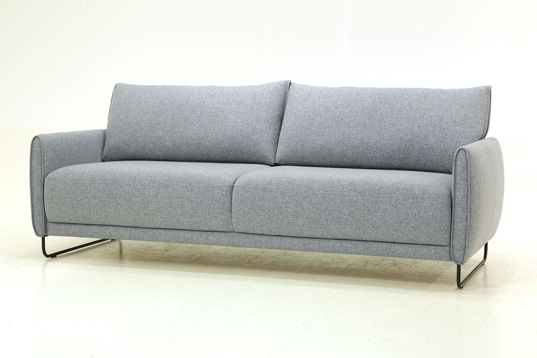 Dolphin 3-istuttava vuodesohva, Verhoilu: Trevi A3000 3503 -kangas, Jalat 226/13 Musta metalli