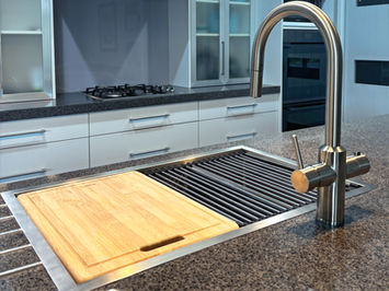 Hot Water Tap installed in a kitchen