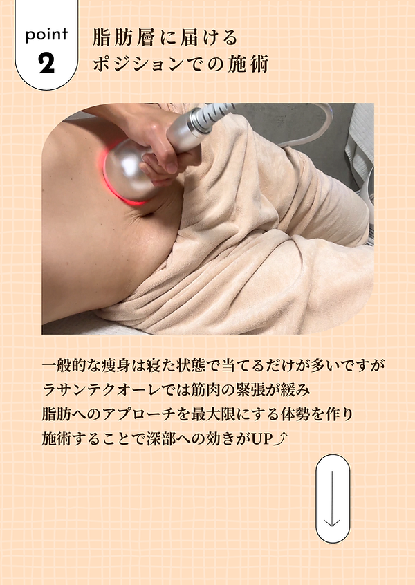 体質を見極めたオーダーメイドな施術