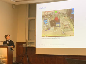 Janine presented her research on experimental machine perfusion at the DTG 2023, JENA