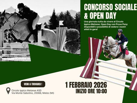 Domenica 1 Febbraio 2026: Una giornata di Sport e Passione al Circolo Ippico Melzese