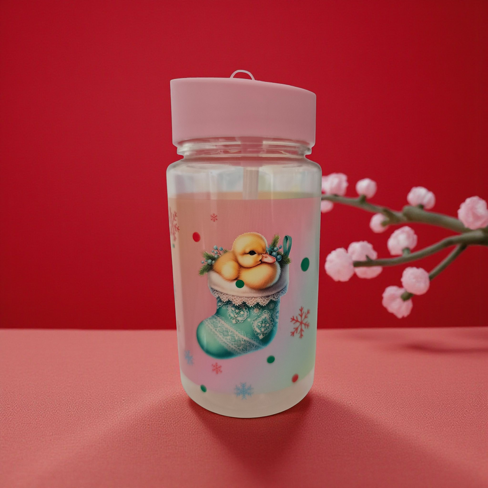 Thumbnail: Cute Chick Stocking Drinking Bottle