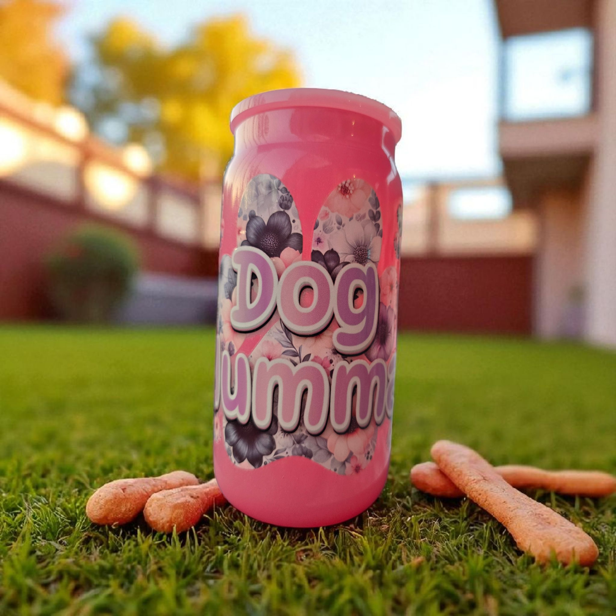 Dog Mumma Glass Jar
