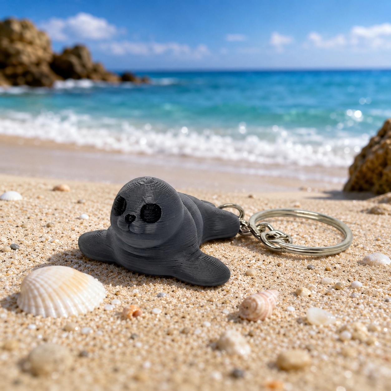 Seal Fidget Keyring