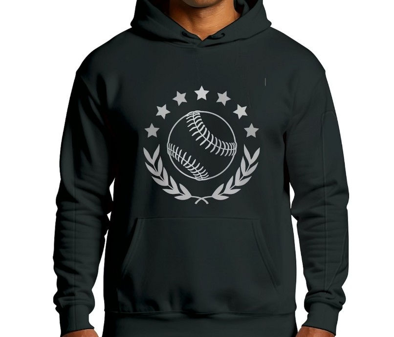 Baseball Silver Status Hoodie 