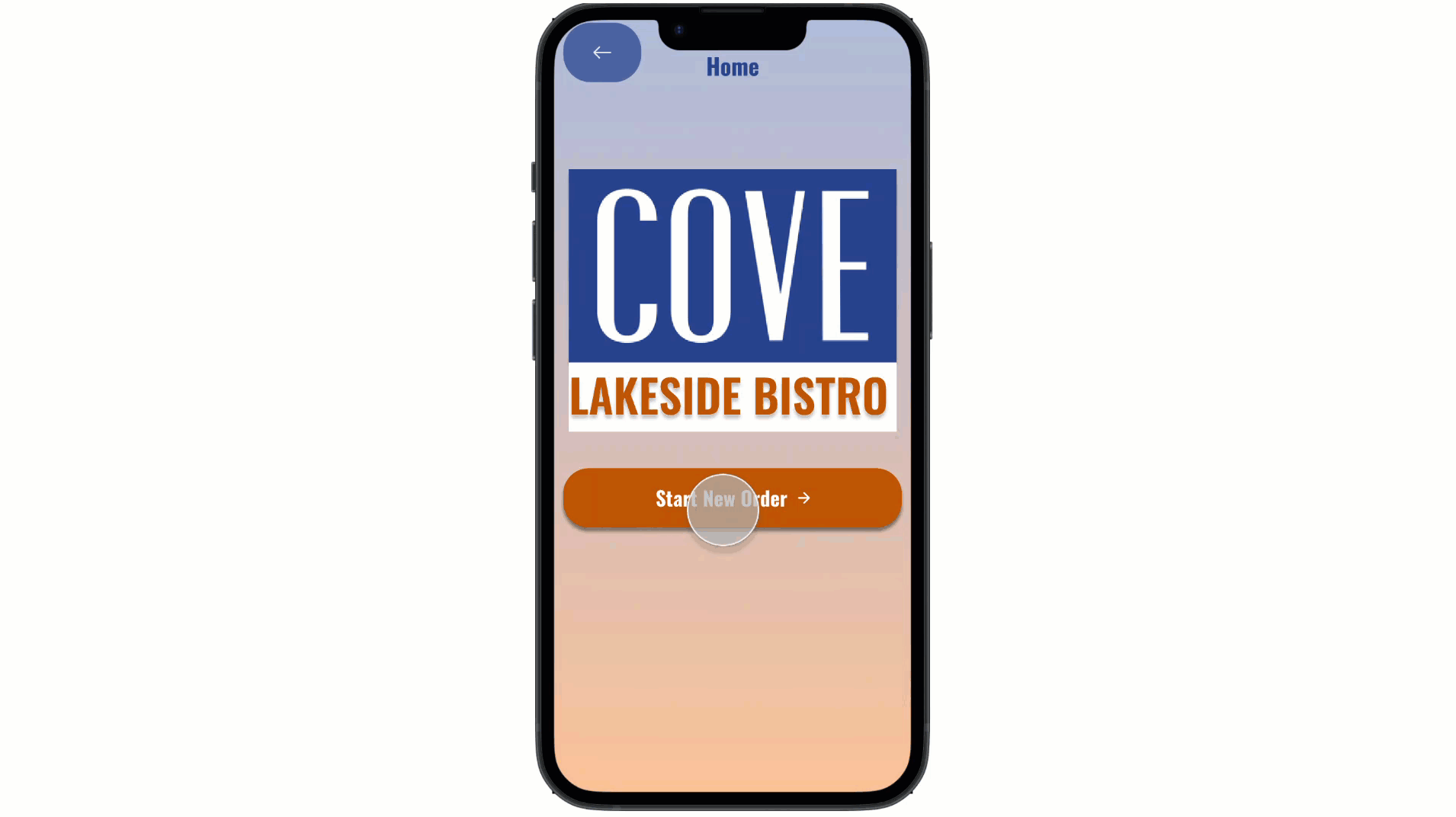 Date Selection screen