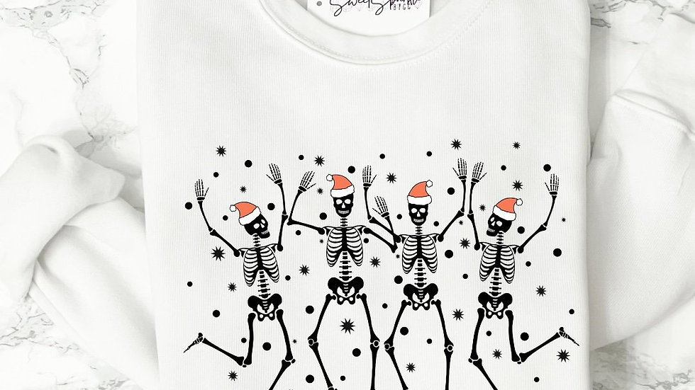 dancing skeletons sweatshirt