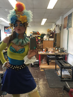 Blue and Yellow Cirque