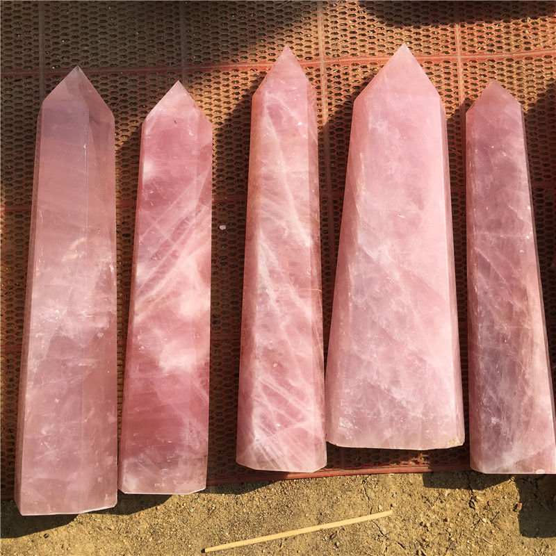 Thumbnail: Rose Quartz Crystal  Towers