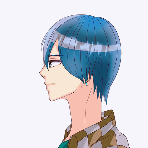 横顔男子アイコン