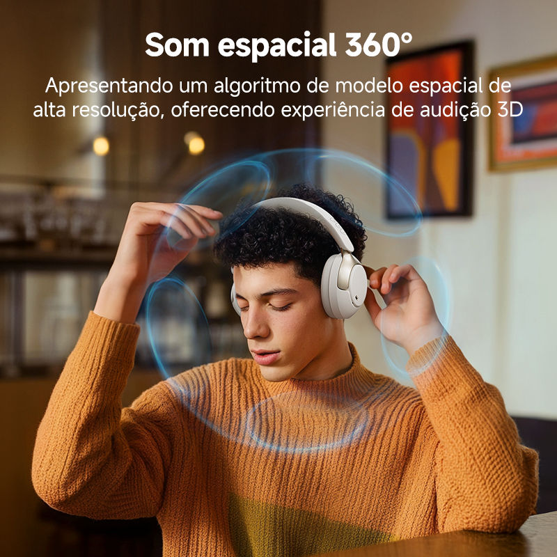 Miniatura: QCY H3 Pro ANC Wireless Headphone 50dB Noise Canceling Hi-Res Spatial Audio Earp