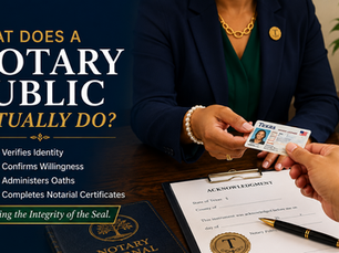 What Does A Notary Public Actually Do?