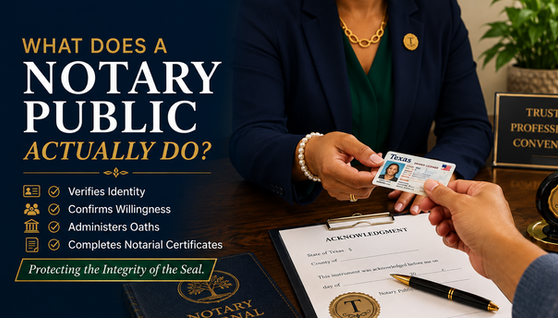 What Does A Notary Public Actually Do?