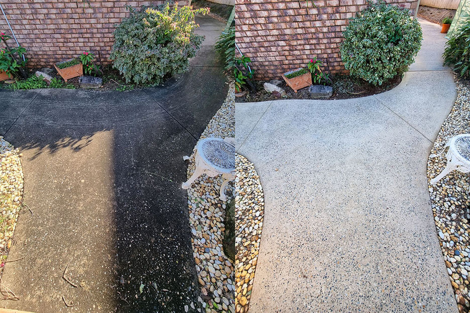 high pressure cleaning concrete pathway.jpg