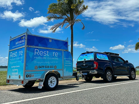 Restore Pressure Cleaning van and mobile pressure cleaning unit