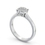 Thumbnail: 0.29CTW Lab Grown Diamond Cluster Engagement Ring