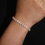Thumbnail: 6MM Leaf Moissanite Diamond Bracelet