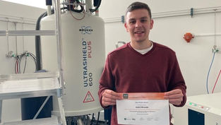 André Miranda was awarded the prize for best poster presentation at 1st IECB Conference