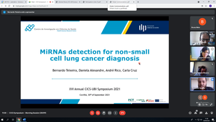 Bernardo Teixeira was awarded the prize for best MSc communication at XVI Annual CICS-UBI Symposium