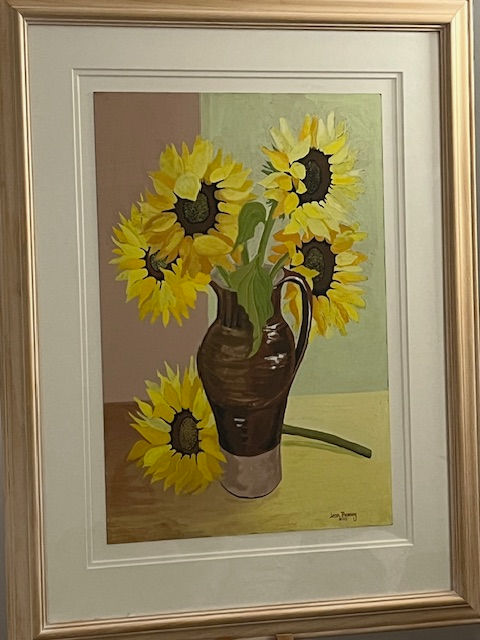 Sunflowers in a Brown Jug
Watercolour
Original
Quote: 67