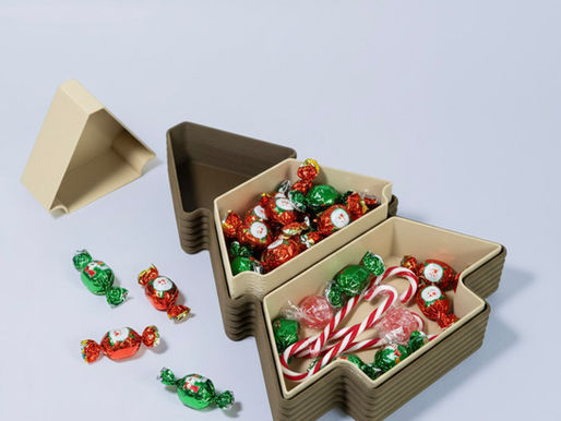 a candy bowl for christmas