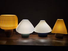a collection of lamps