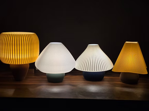 a collection of lamps