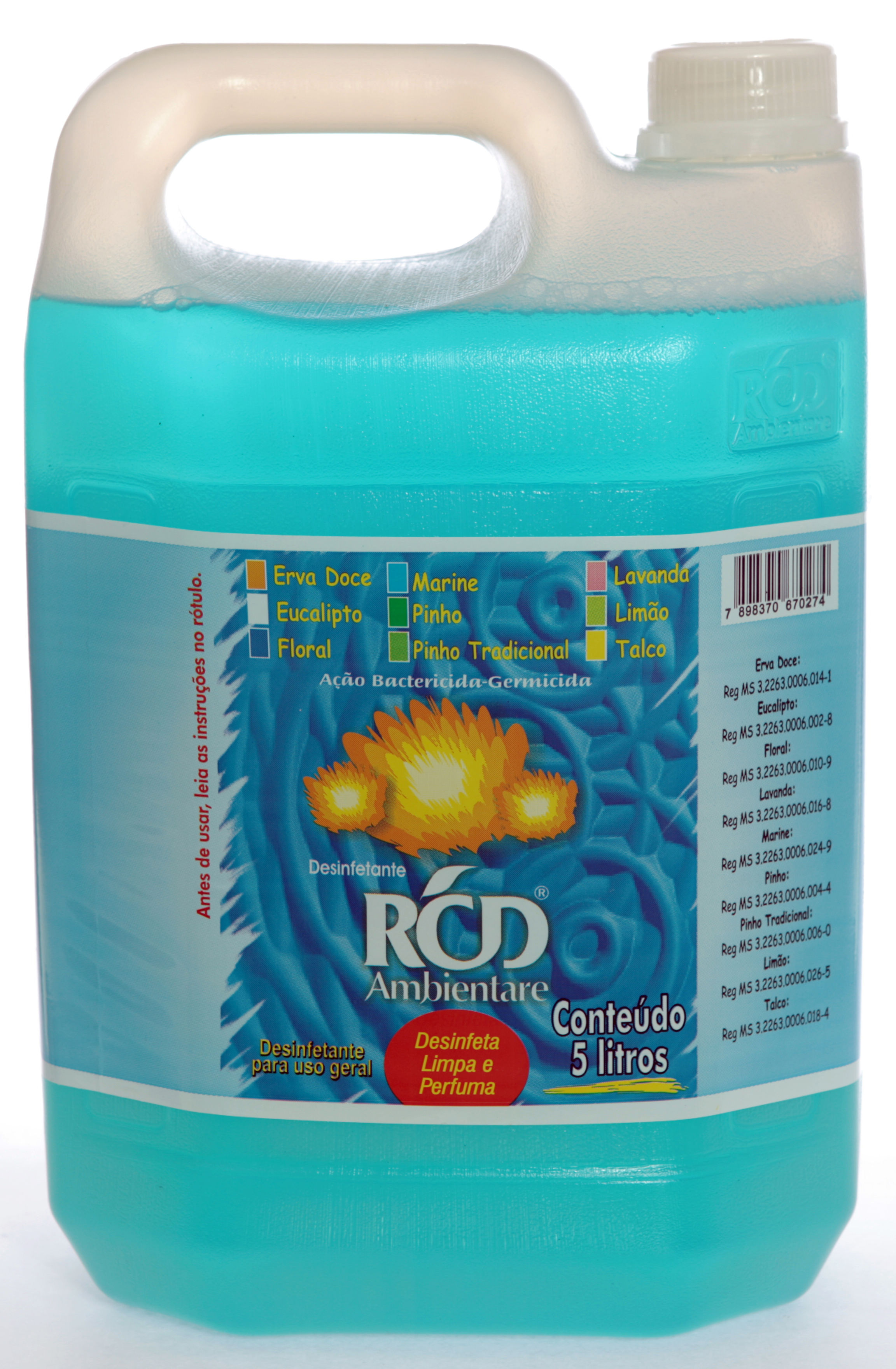 Desinfetante RCD Floral 5L
