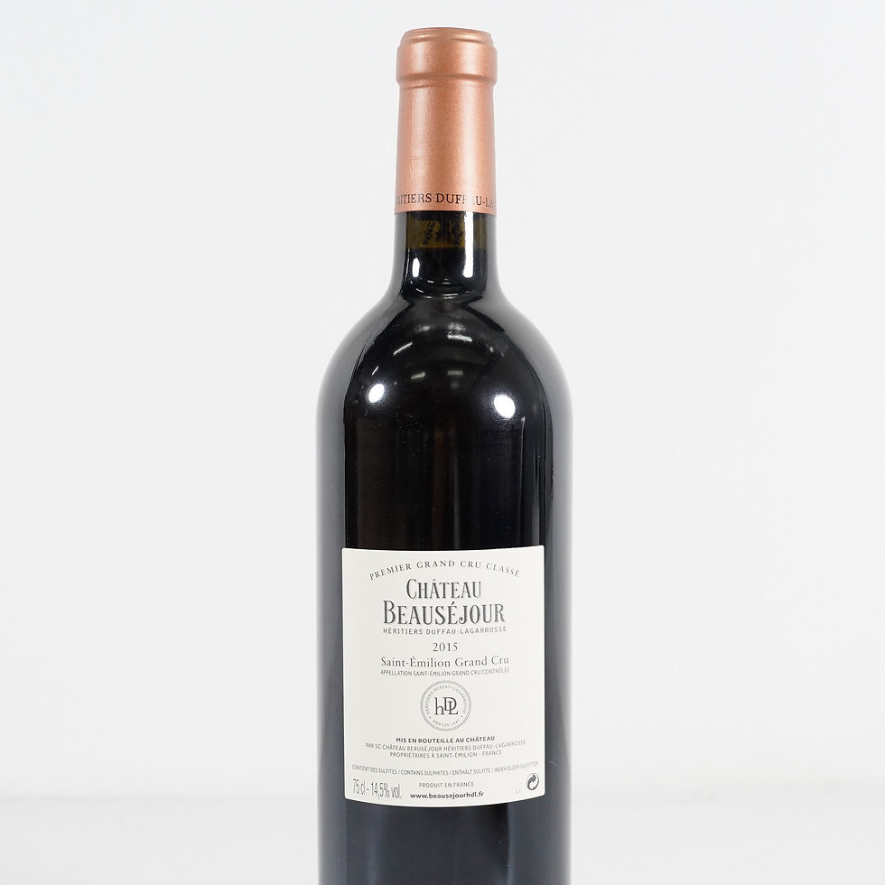 섬네일: 2015 Chateau Beausejour Heritiers Duffau-Lagarrosse