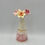 Thumbnail: 3 Flower Cone Vase- Rose and Sand