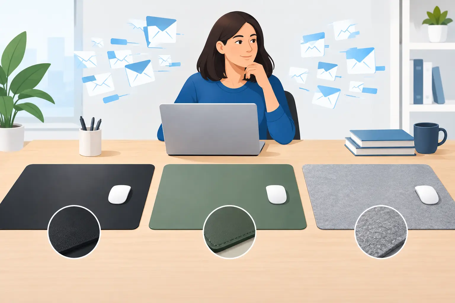 Desk Mat Comparison for People With Too Many Emails