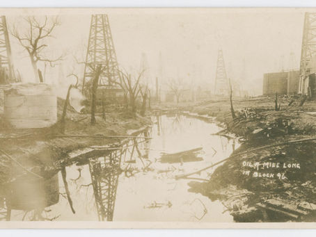 Burkburnett's Oil Pool on Lidar