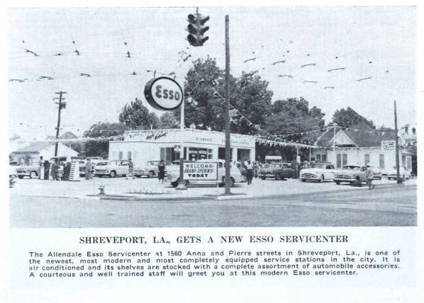 1956 Greenbook Shreveport Esso advertisement 1560 Anna and Pierre