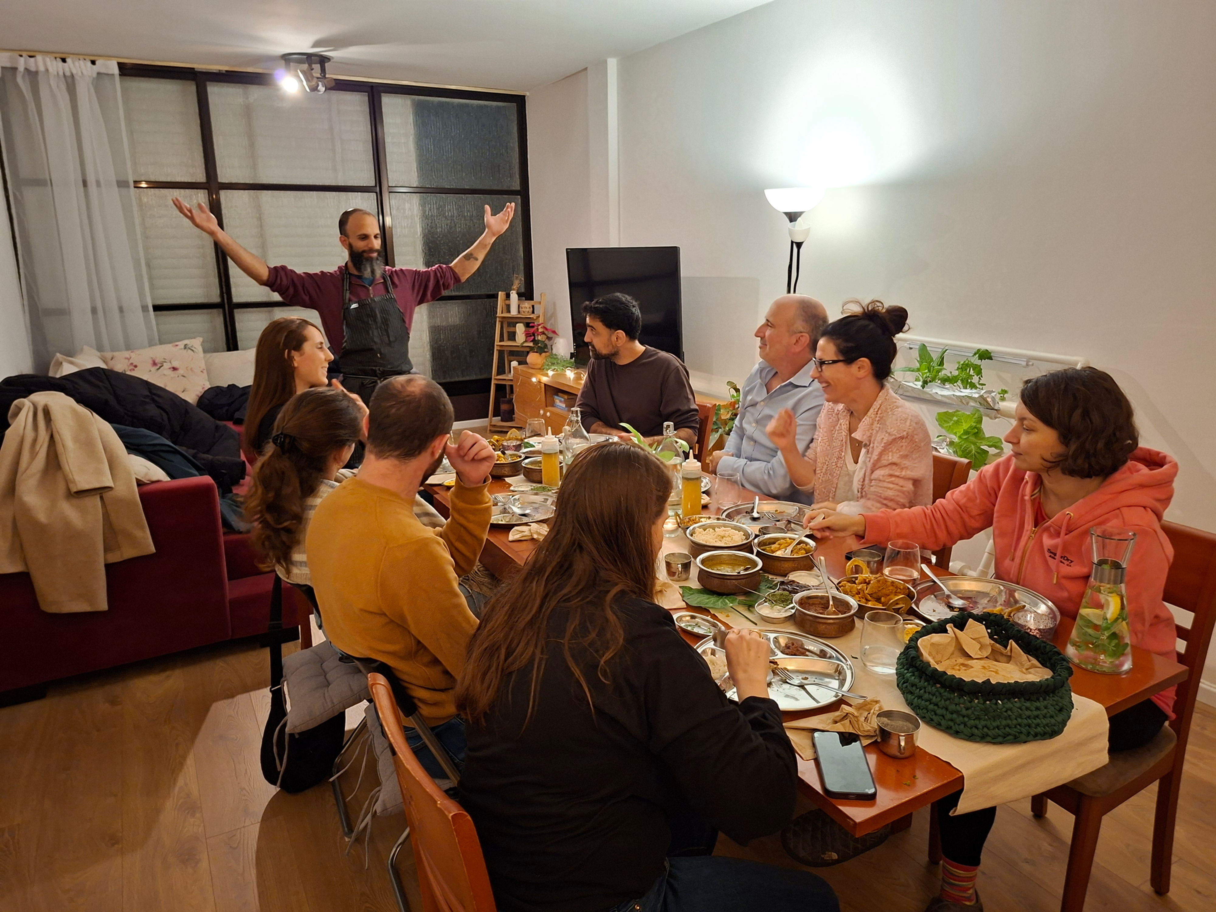 סעודת שף אינטימית בסלון (בבלי, תל אביב) | 26.02.26